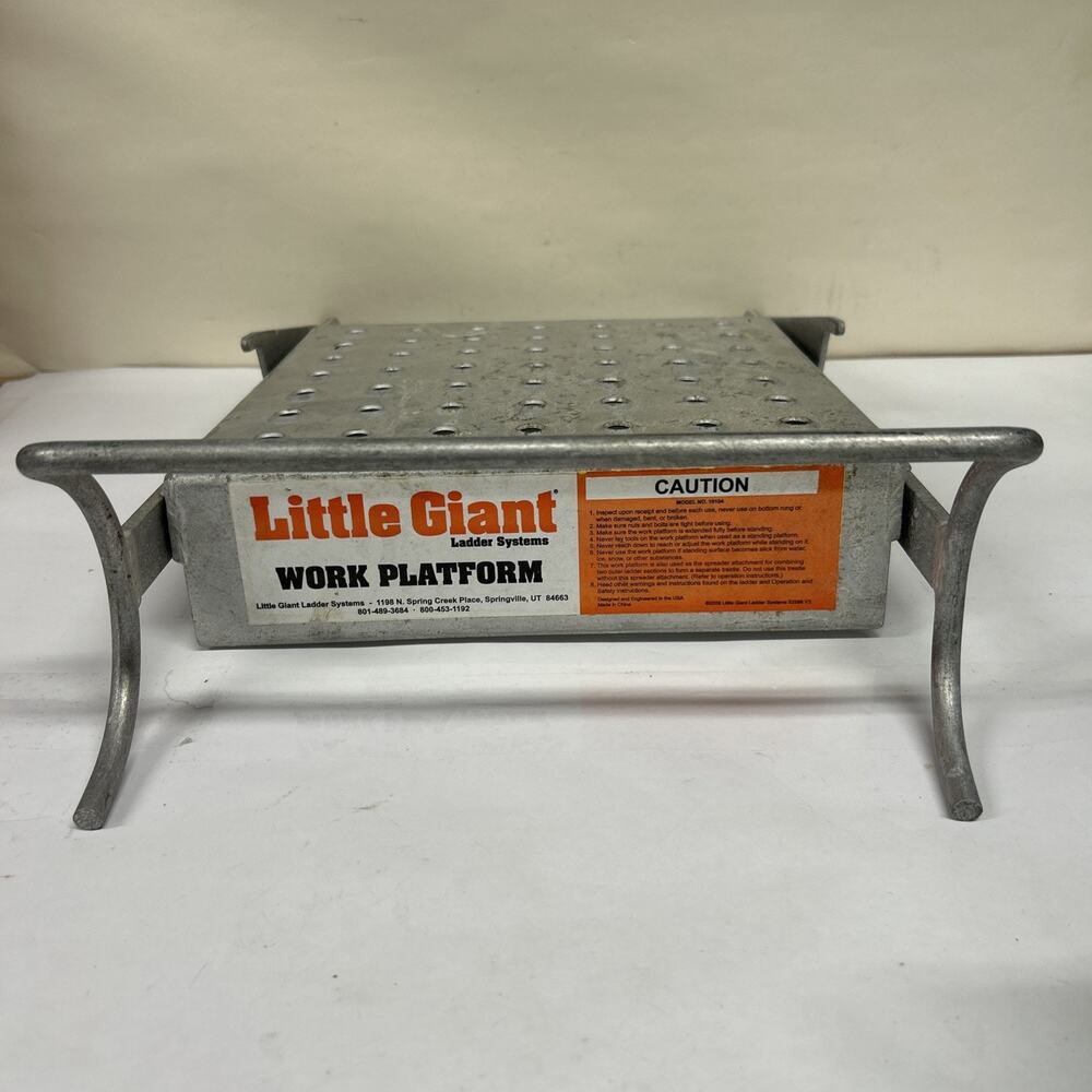 LITTLE GIANT Ladder Work Platform 10104 Aluminum